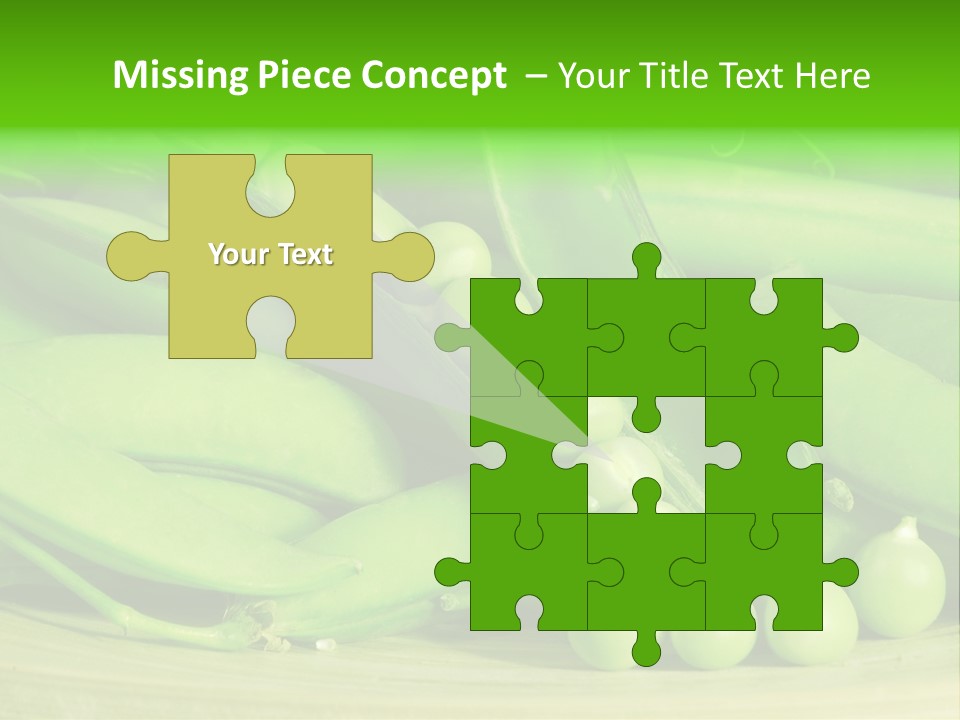 Vitamins Garden Legume PowerPoint Template