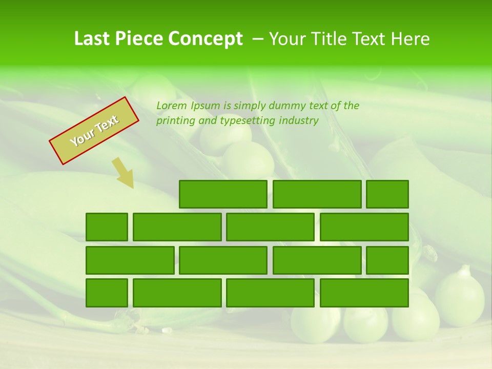 Vitamins Garden Legume PowerPoint Template