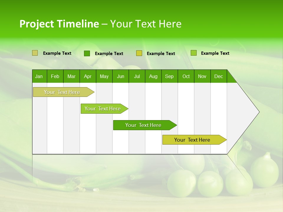 Vitamins Garden Legume PowerPoint Template