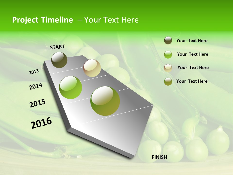Vitamins Garden Legume PowerPoint Template