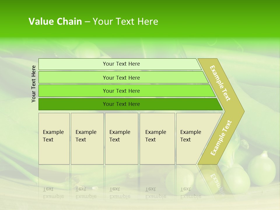 Vitamins Garden Legume PowerPoint Template