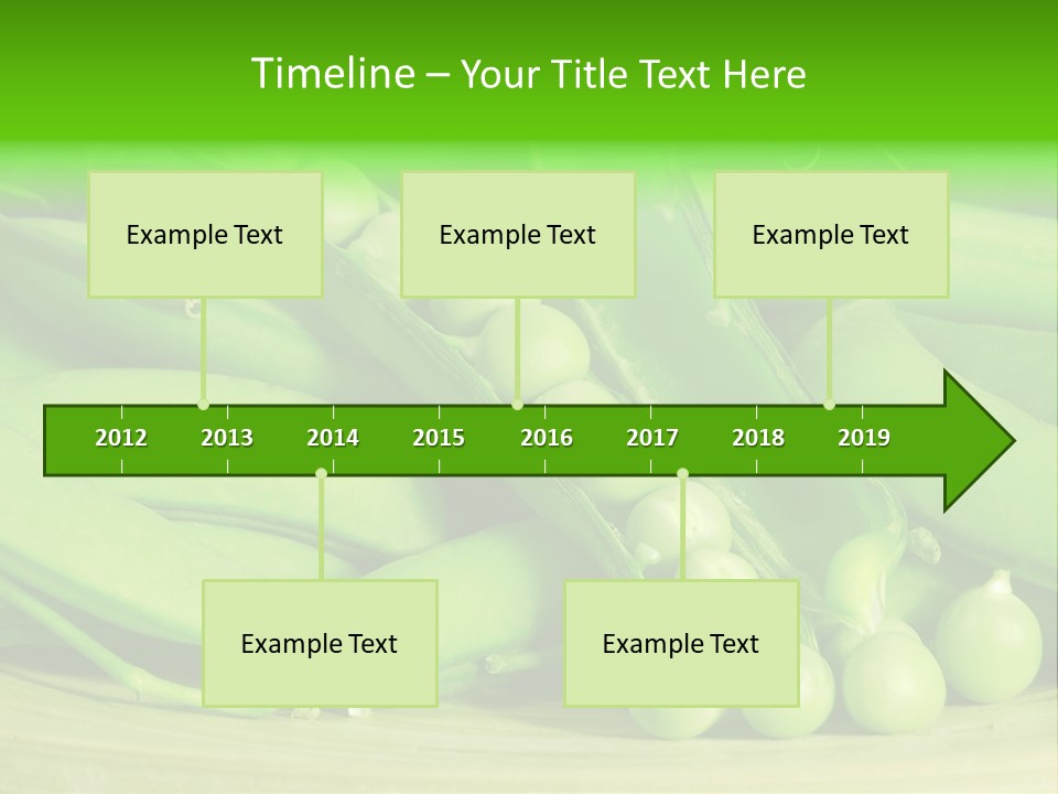 Vitamins Garden Legume PowerPoint Template