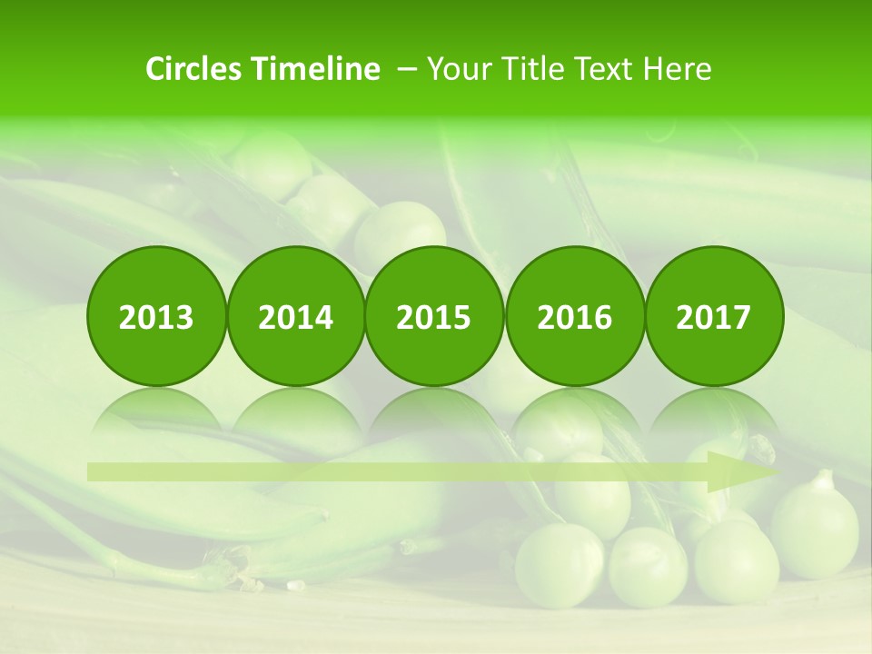 Vitamins Garden Legume PowerPoint Template