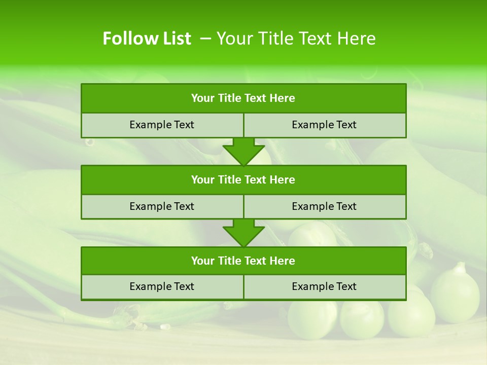 Vitamins Garden Legume PowerPoint Template