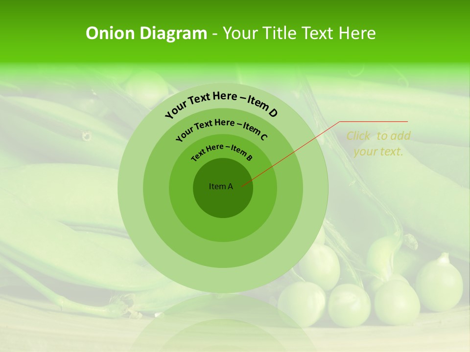 Vitamins Garden Legume PowerPoint Template