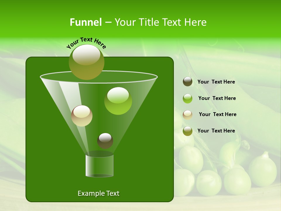 Vitamins Garden Legume PowerPoint Template