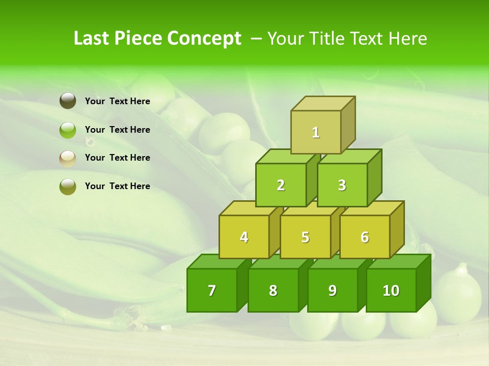 Vitamins Garden Legume PowerPoint Template