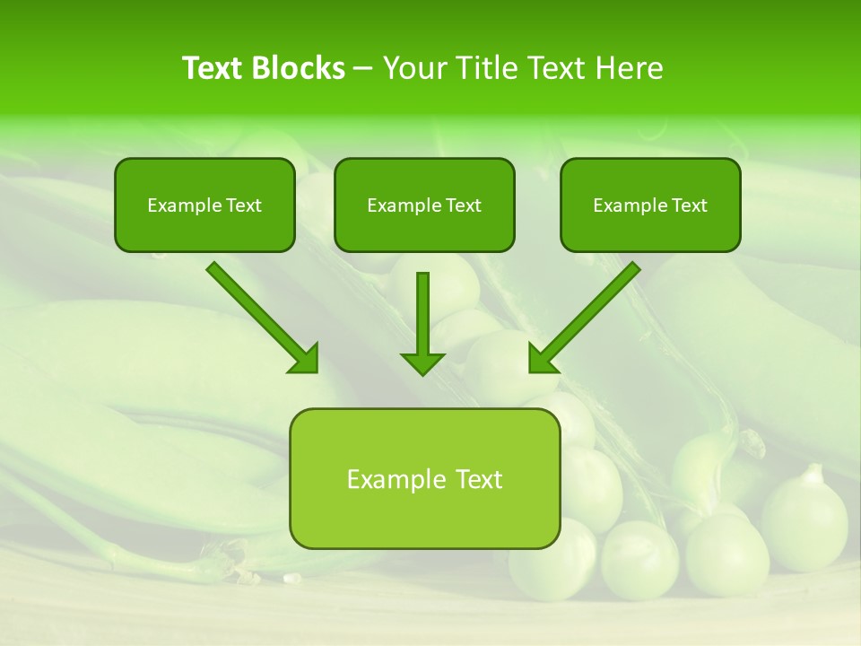 Vitamins Garden Legume PowerPoint Template