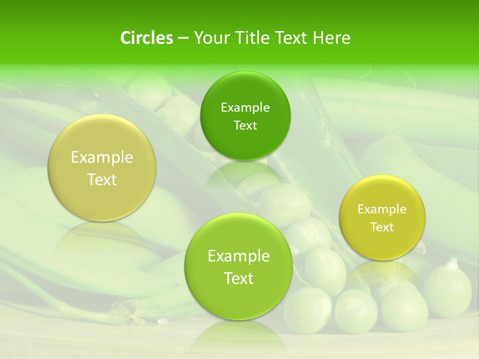 Vitamins Garden Legume PowerPoint Template