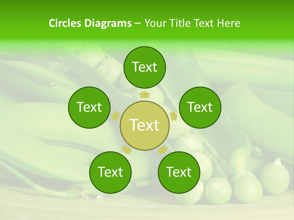 Vitamins Garden Legume PowerPoint Template