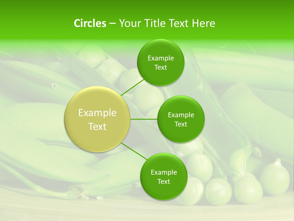 Vitamins Garden Legume PowerPoint Template