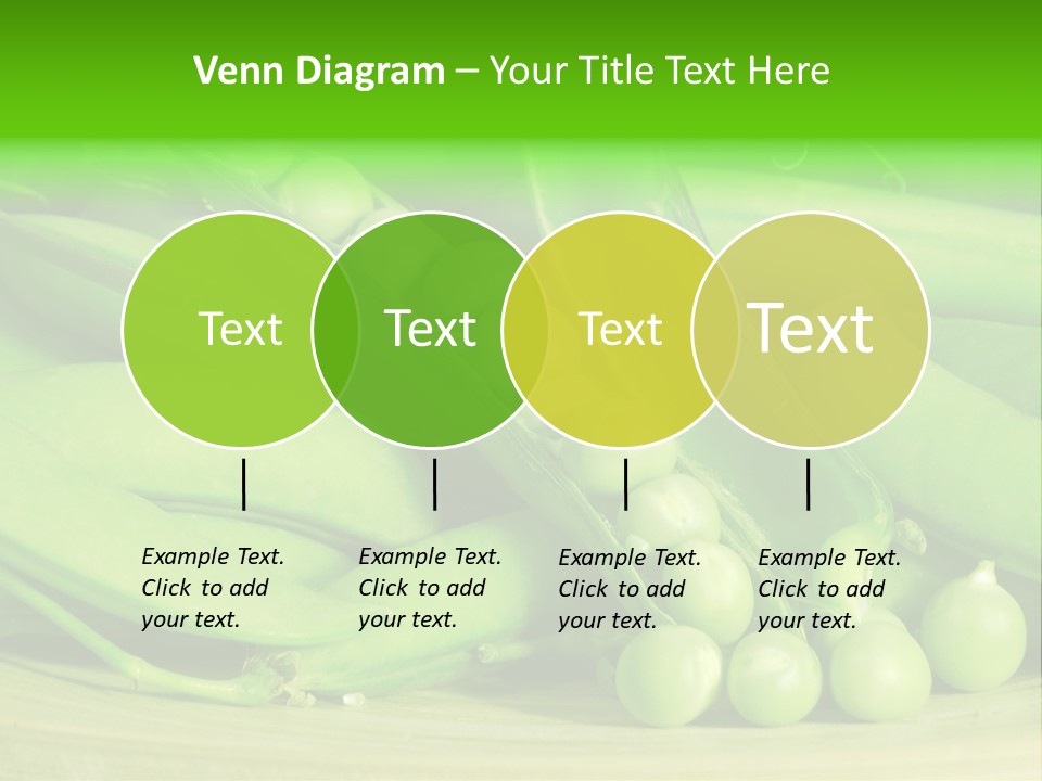 Vitamins Garden Legume PowerPoint Template