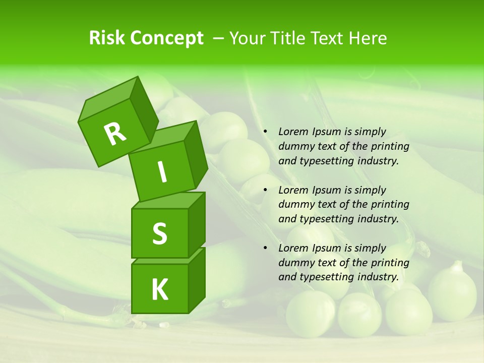 Vitamins Garden Legume PowerPoint Template