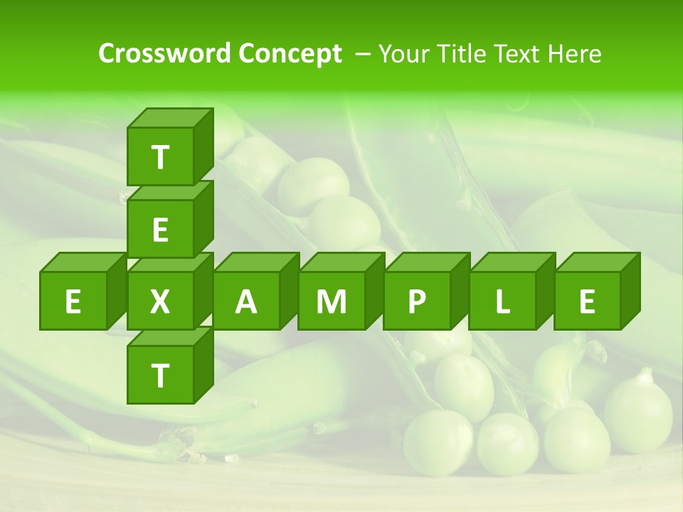 Vitamins Garden Legume PowerPoint Template