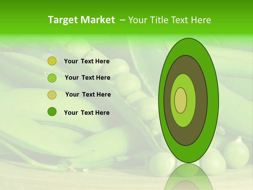 Vitamins Garden Legume PowerPoint Template