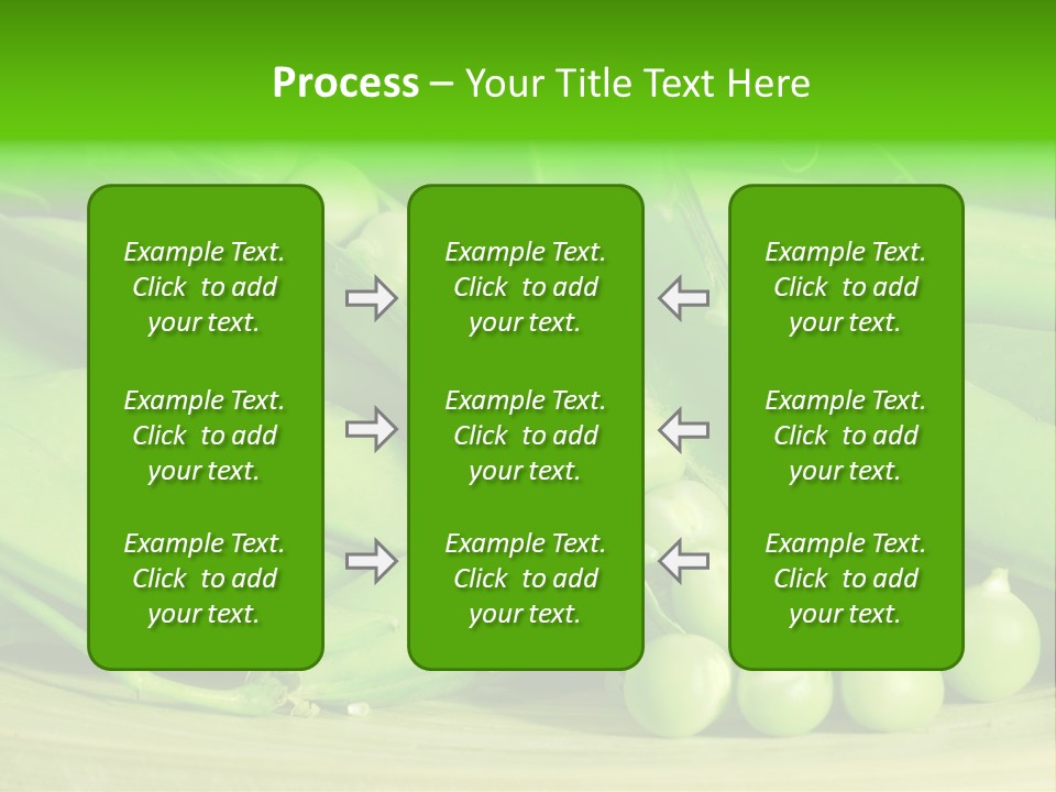 Vitamins Garden Legume PowerPoint Template