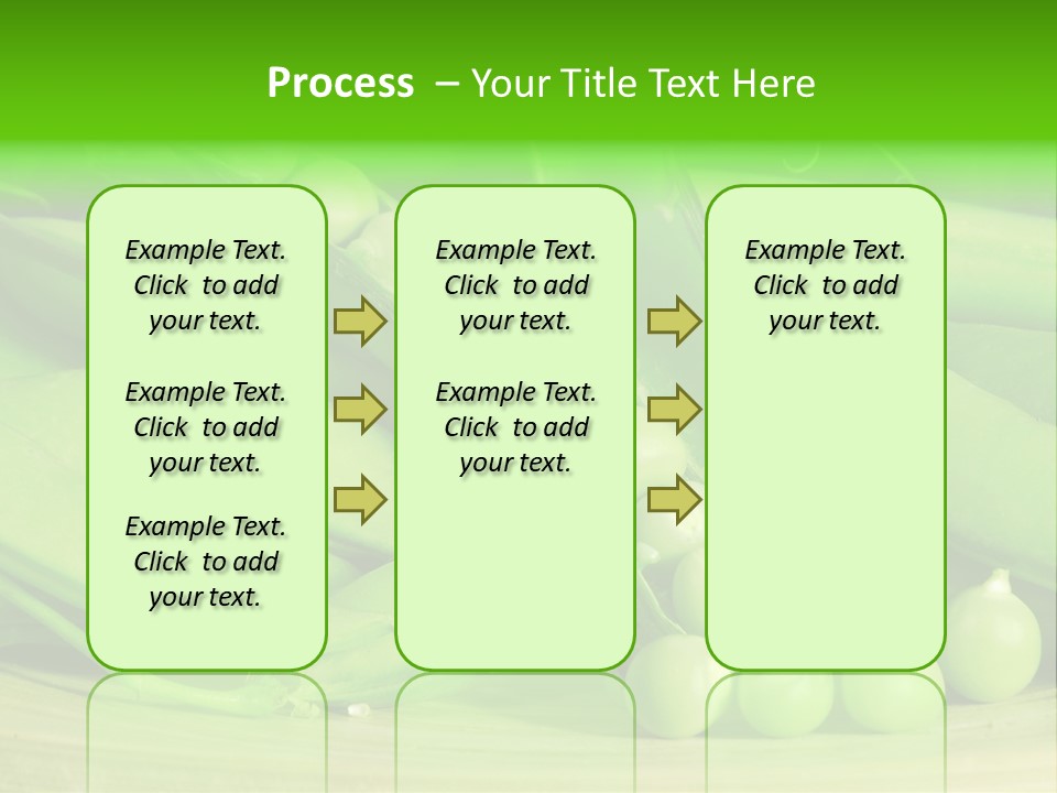 Vitamins Garden Legume PowerPoint Template