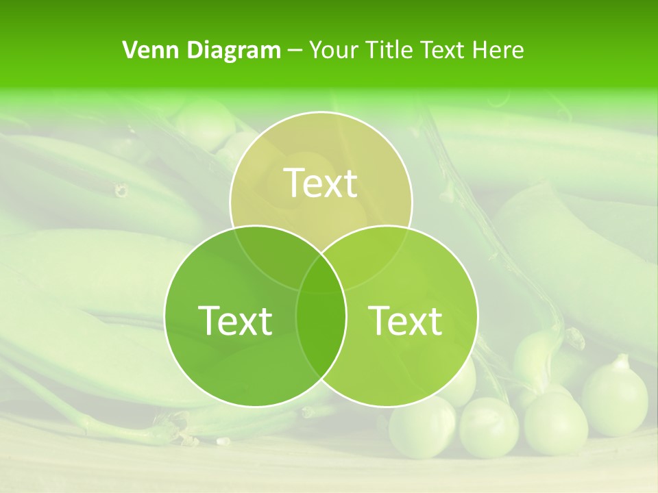 Vitamins Garden Legume PowerPoint Template
