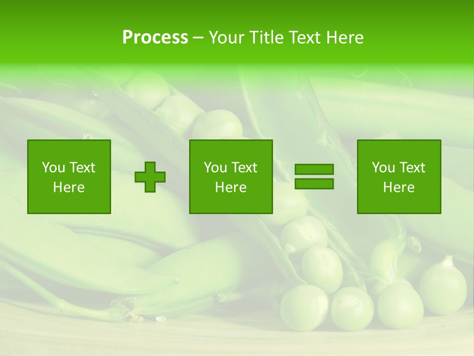 Vitamins Garden Legume PowerPoint Template