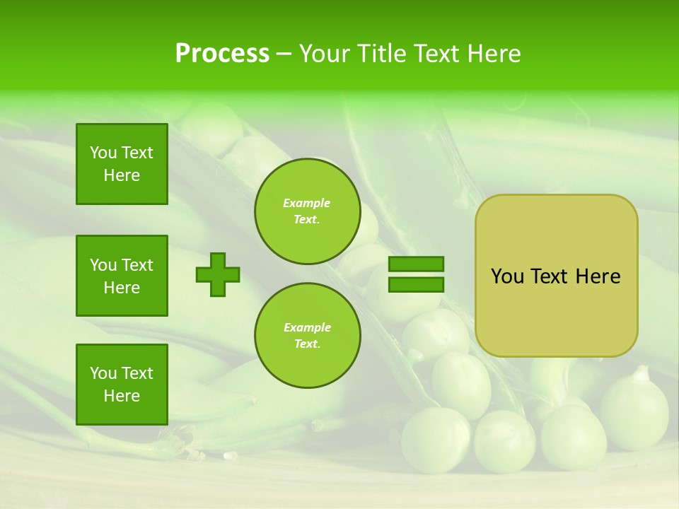Vitamins Garden Legume PowerPoint Template