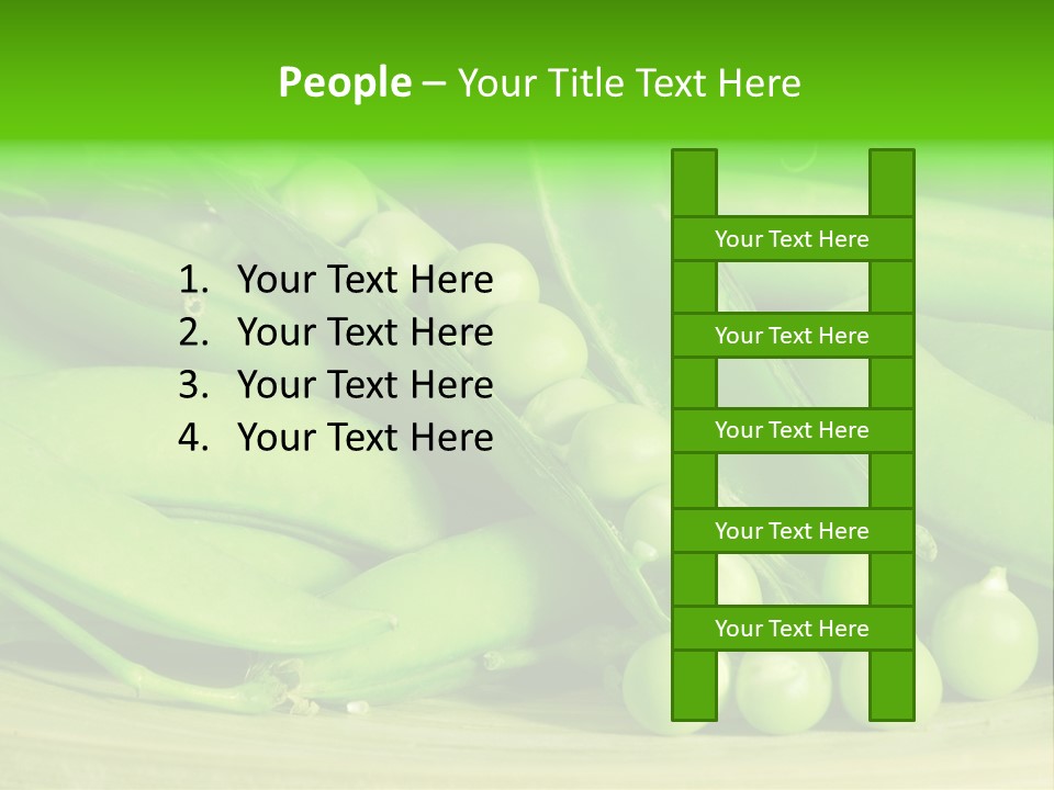 Vitamins Garden Legume PowerPoint Template