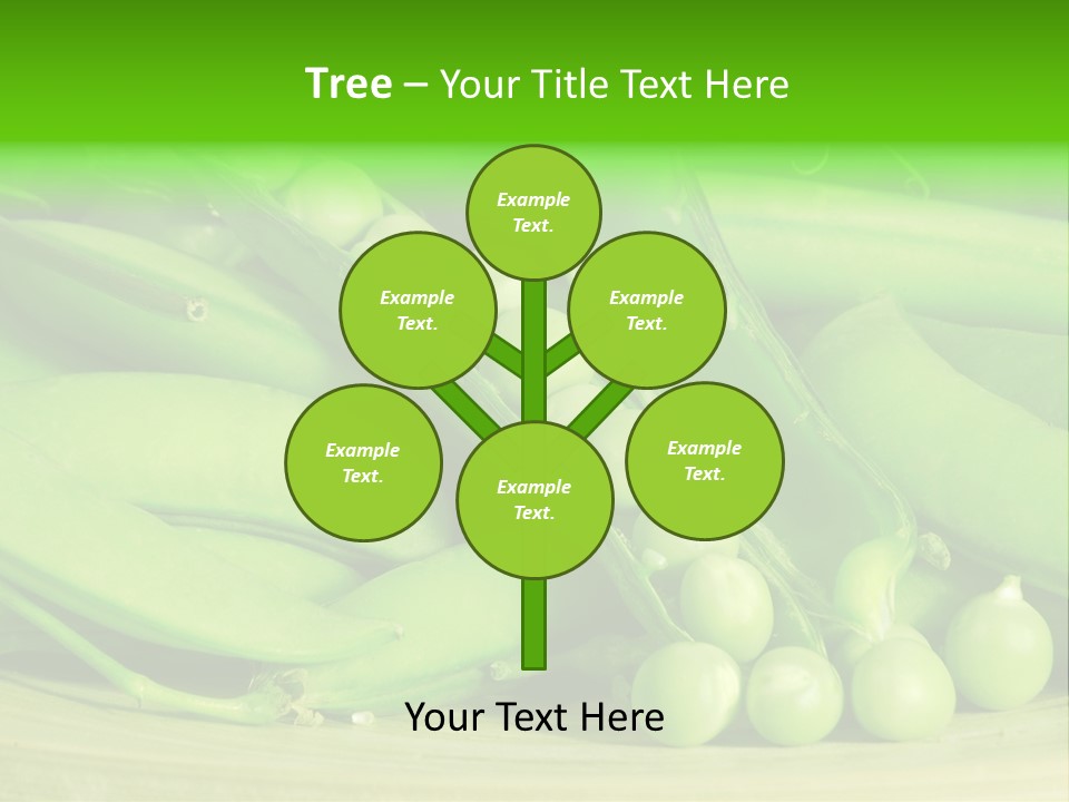 Vitamins Garden Legume PowerPoint Template