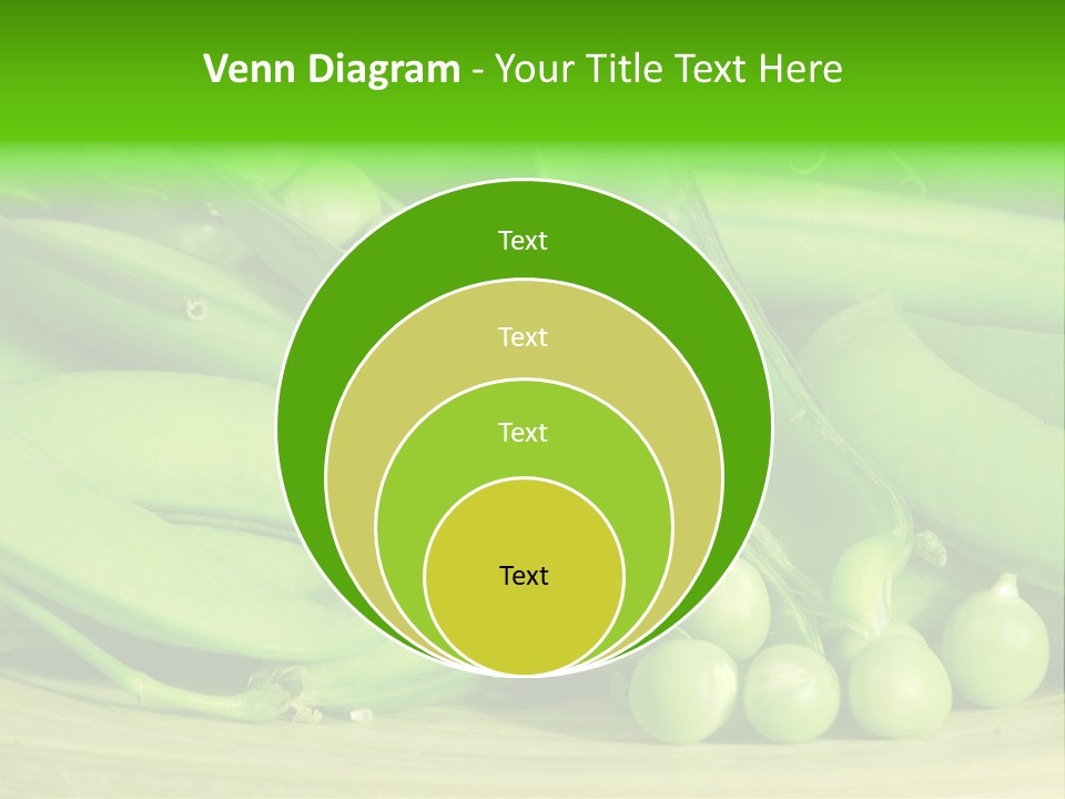 Vitamins Garden Legume PowerPoint Template