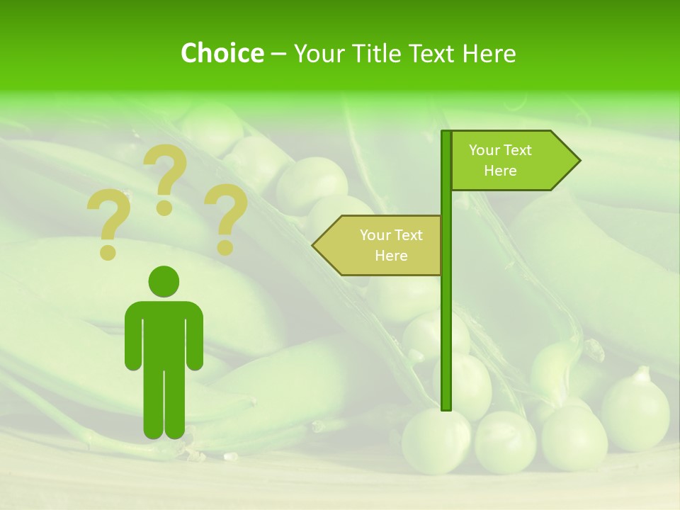 Vitamins Garden Legume PowerPoint Template