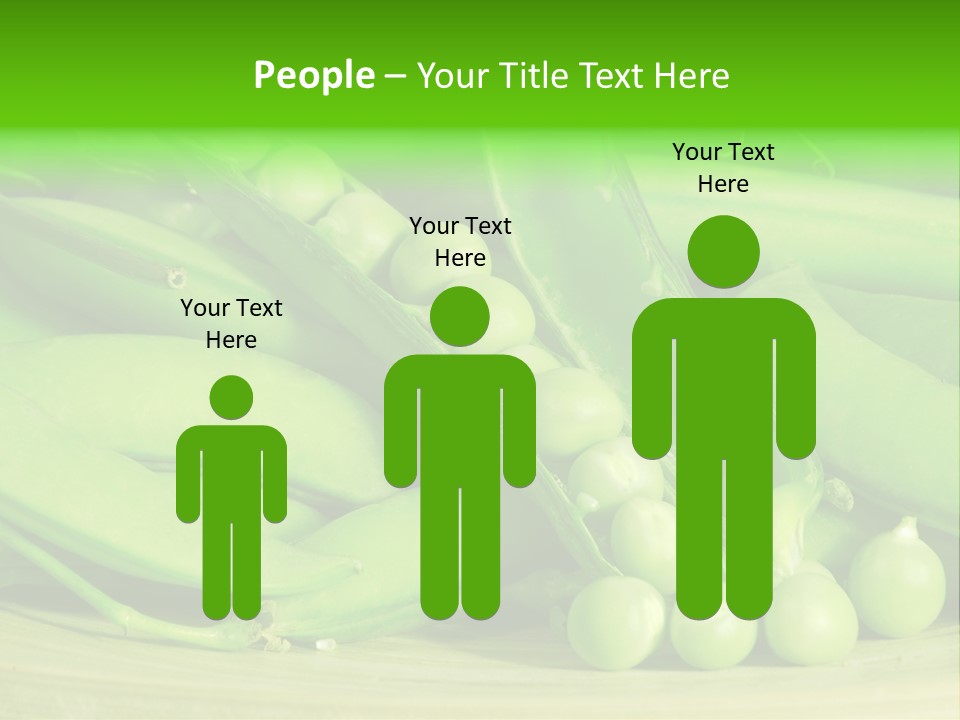 Vitamins Garden Legume PowerPoint Template