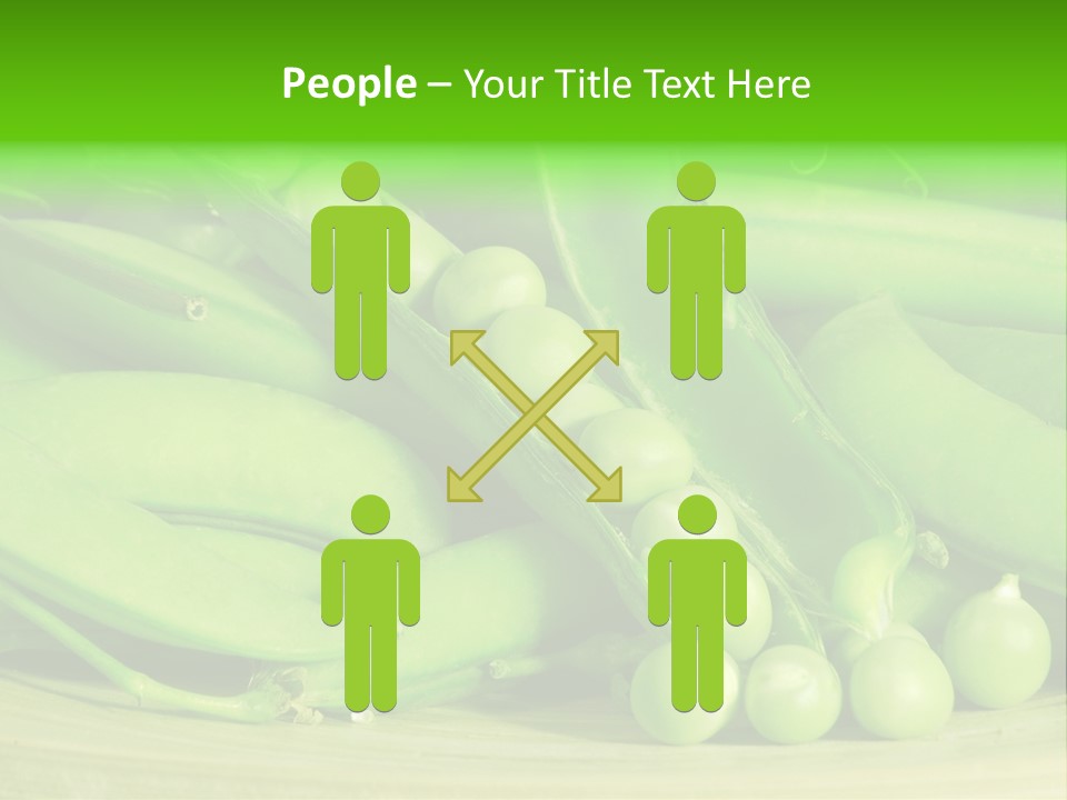 Vitamins Garden Legume PowerPoint Template