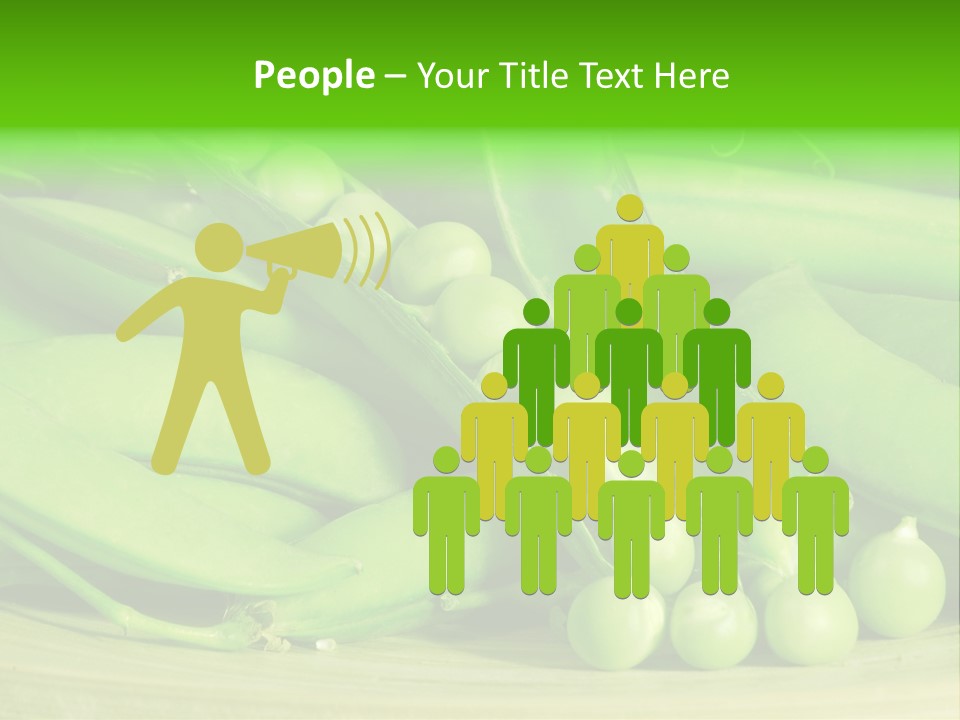 Vitamins Garden Legume PowerPoint Template