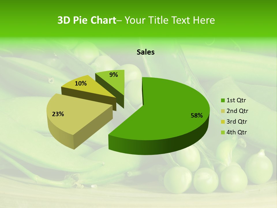 Vitamins Garden Legume PowerPoint Template