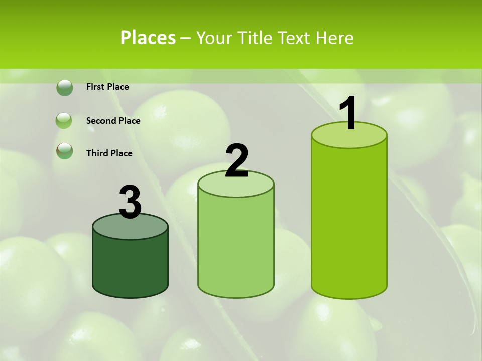 Pea Food Food Ingredient PowerPoint Template