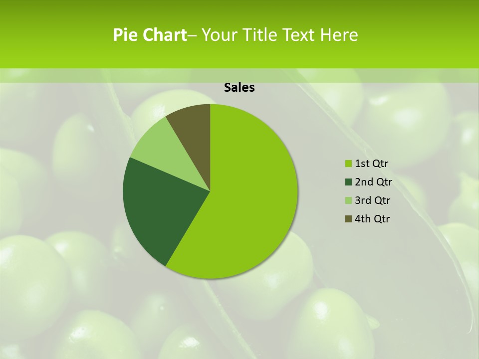 Pea Food Food Ingredient PowerPoint Template