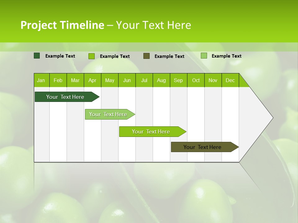 Pea Food Food Ingredient PowerPoint Template