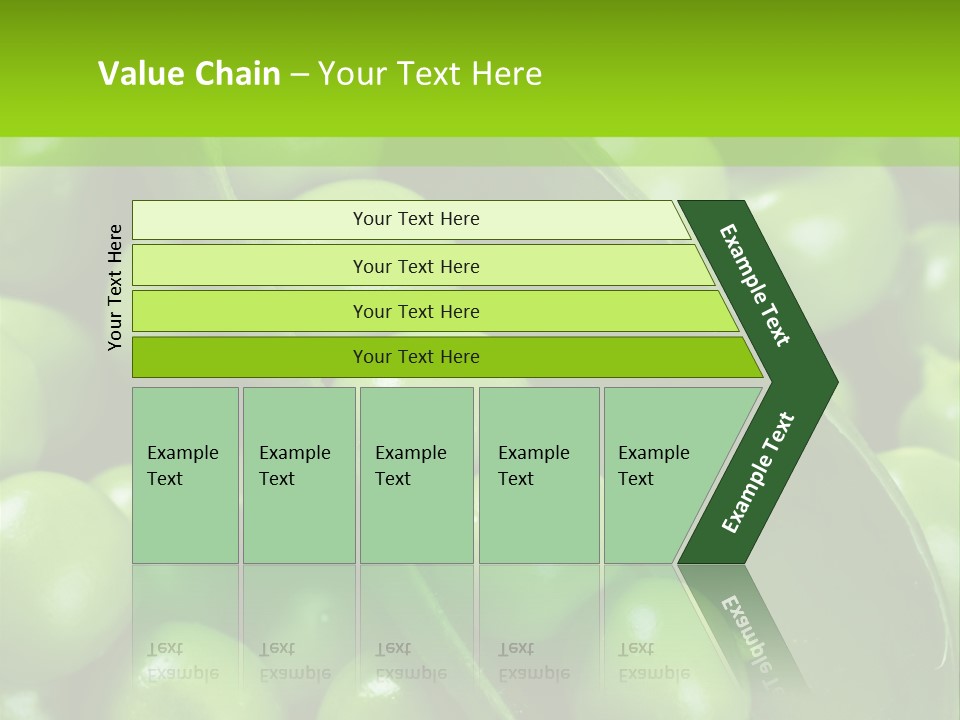 Pea Food Food Ingredient PowerPoint Template
