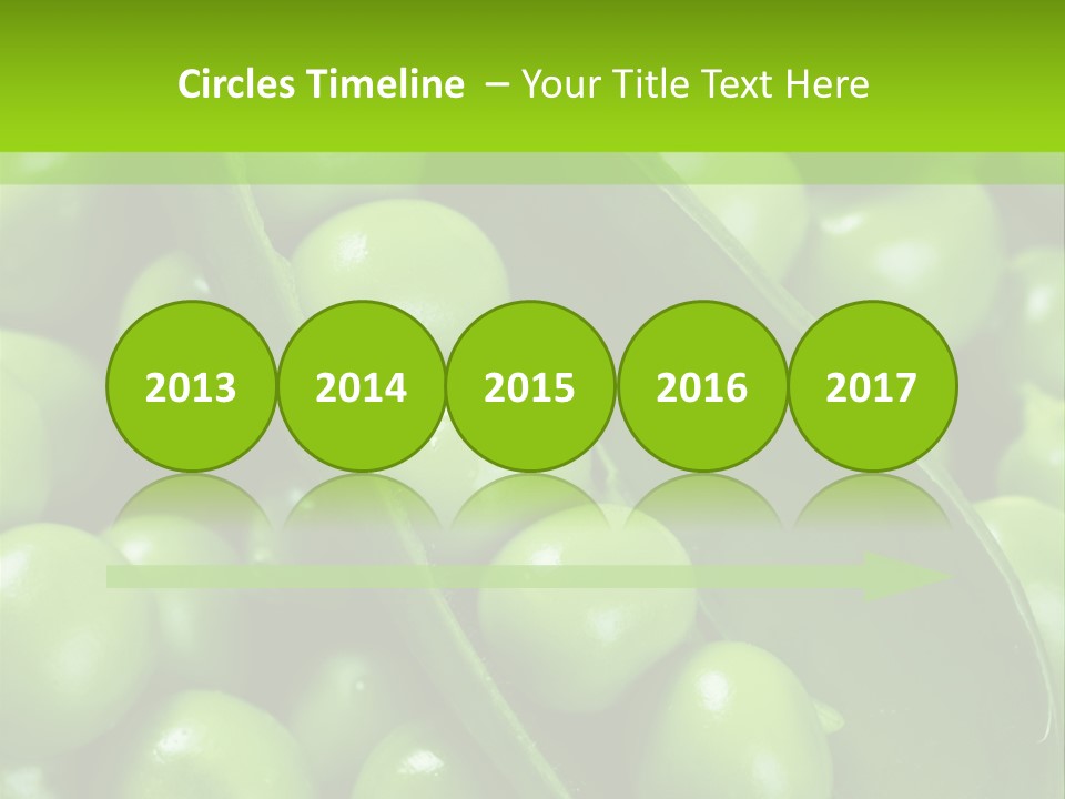 Pea Food Food Ingredient PowerPoint Template