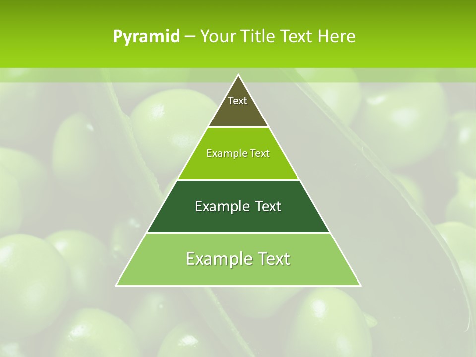 Pea Food Food Ingredient PowerPoint Template