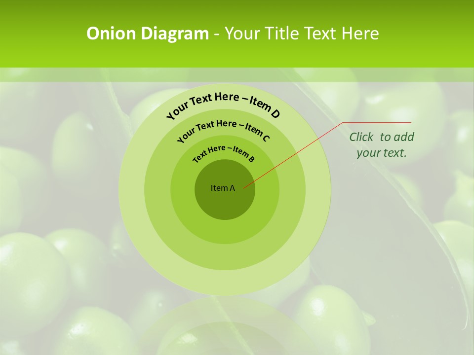 Pea Food Food Ingredient PowerPoint Template