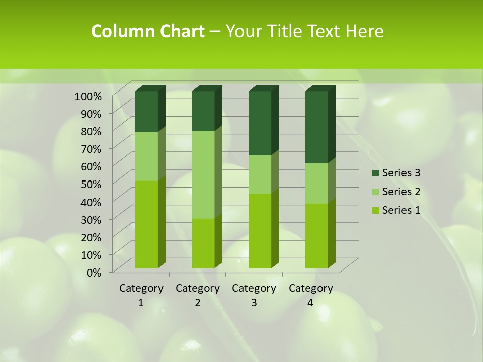 Pea Food Food Ingredient PowerPoint Template