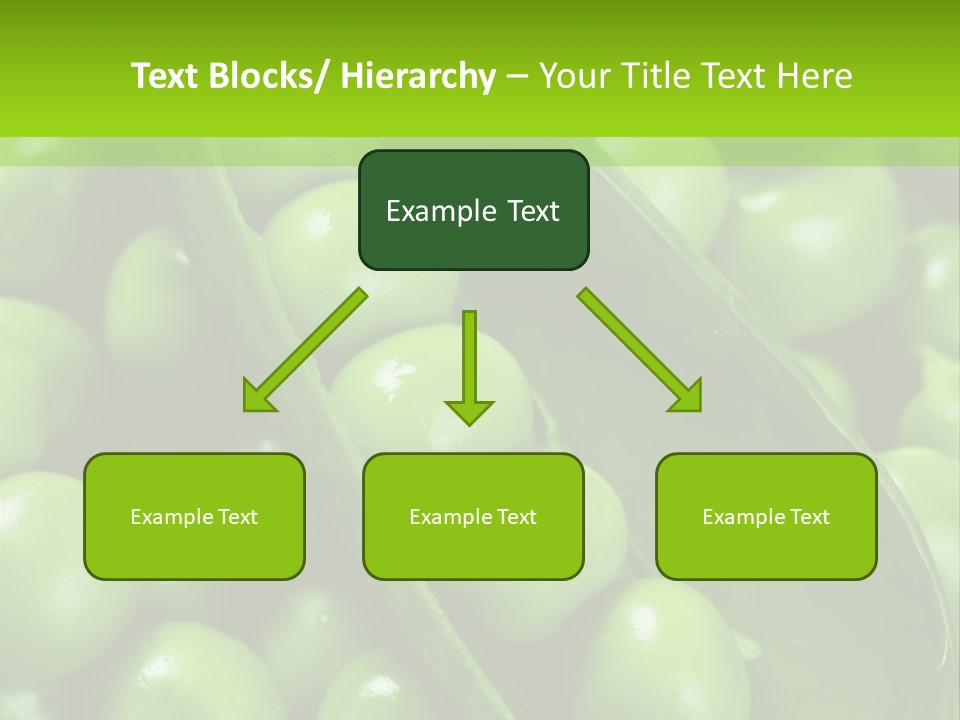 Pea Food Food Ingredient PowerPoint Template