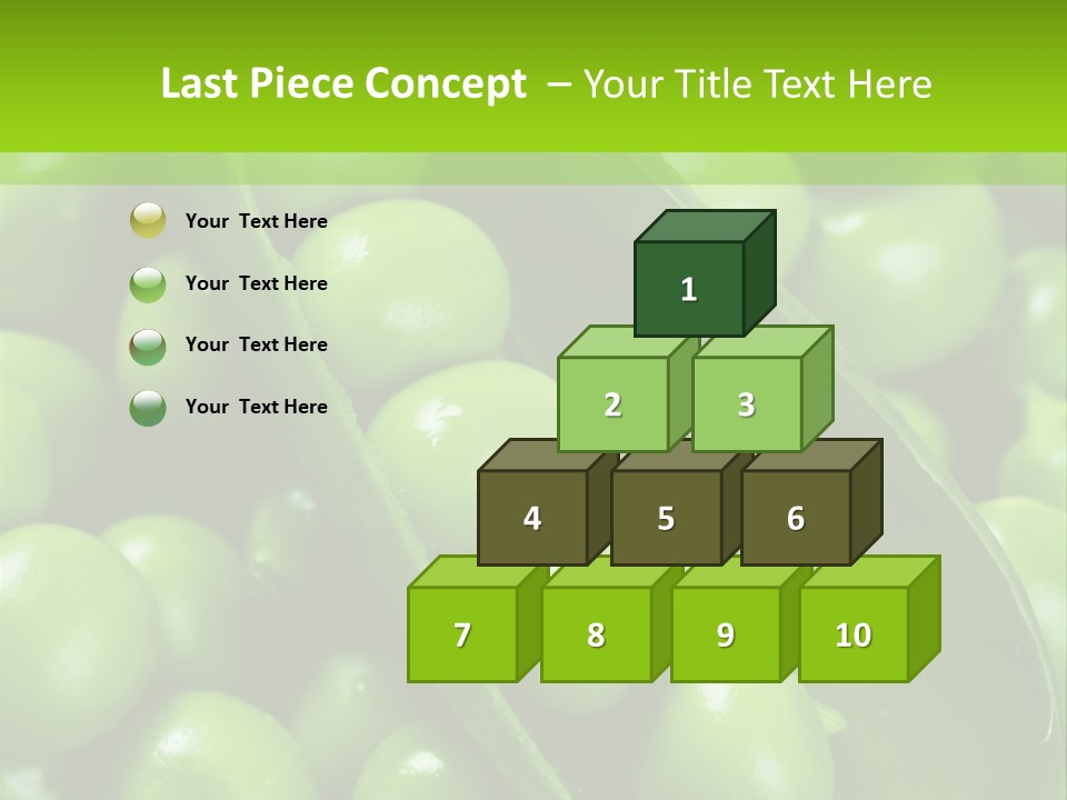 Pea Food Food Ingredient PowerPoint Template
