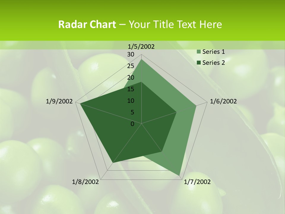 Pea Food Food Ingredient PowerPoint Template