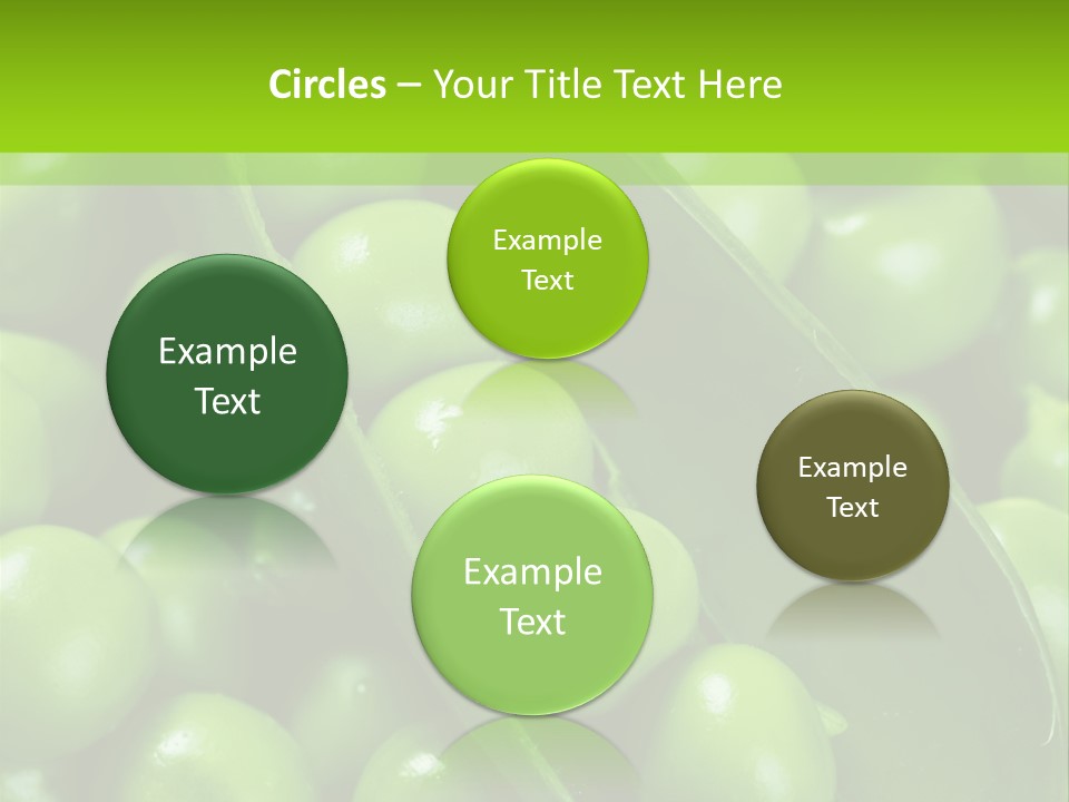 Pea Food Food Ingredient PowerPoint Template