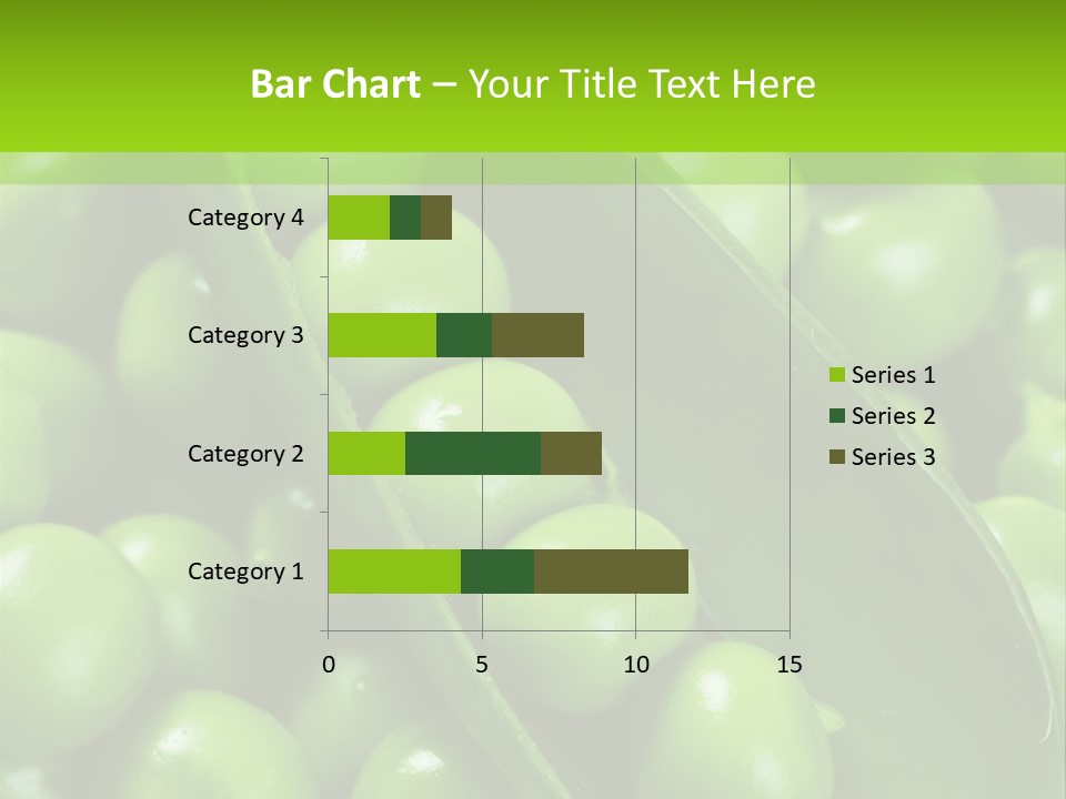 Pea Food Food Ingredient PowerPoint Template