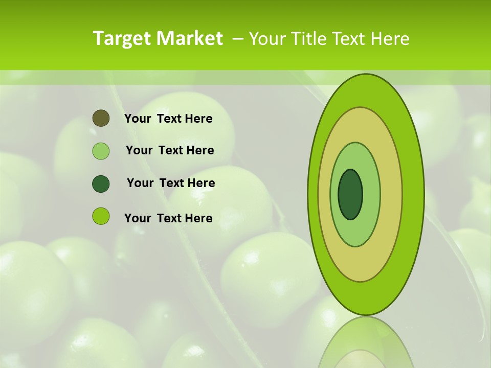Pea Food Food Ingredient PowerPoint Template