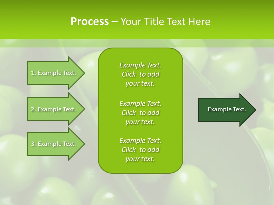 Pea Food Food Ingredient PowerPoint Template