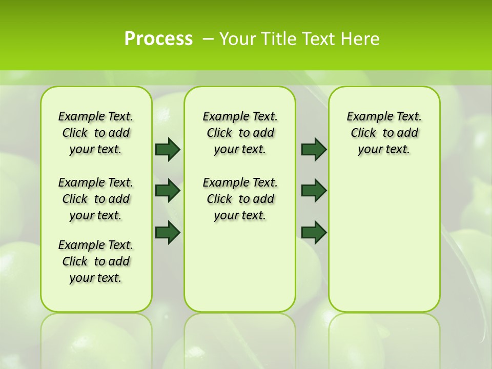 Pea Food Food Ingredient PowerPoint Template
