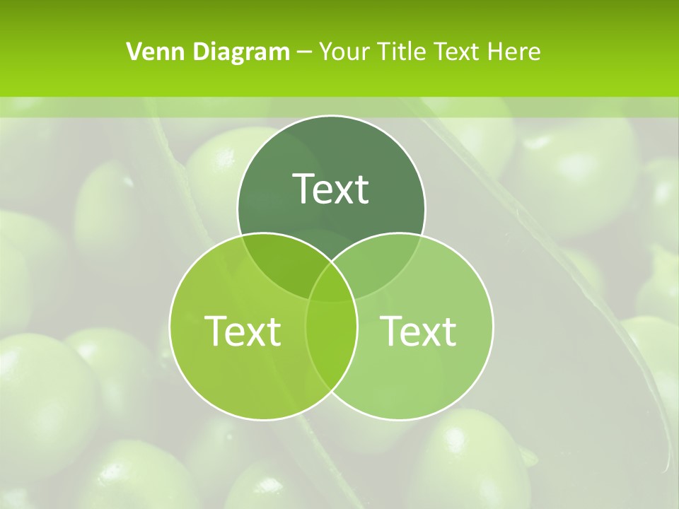 Pea Food Food Ingredient PowerPoint Template