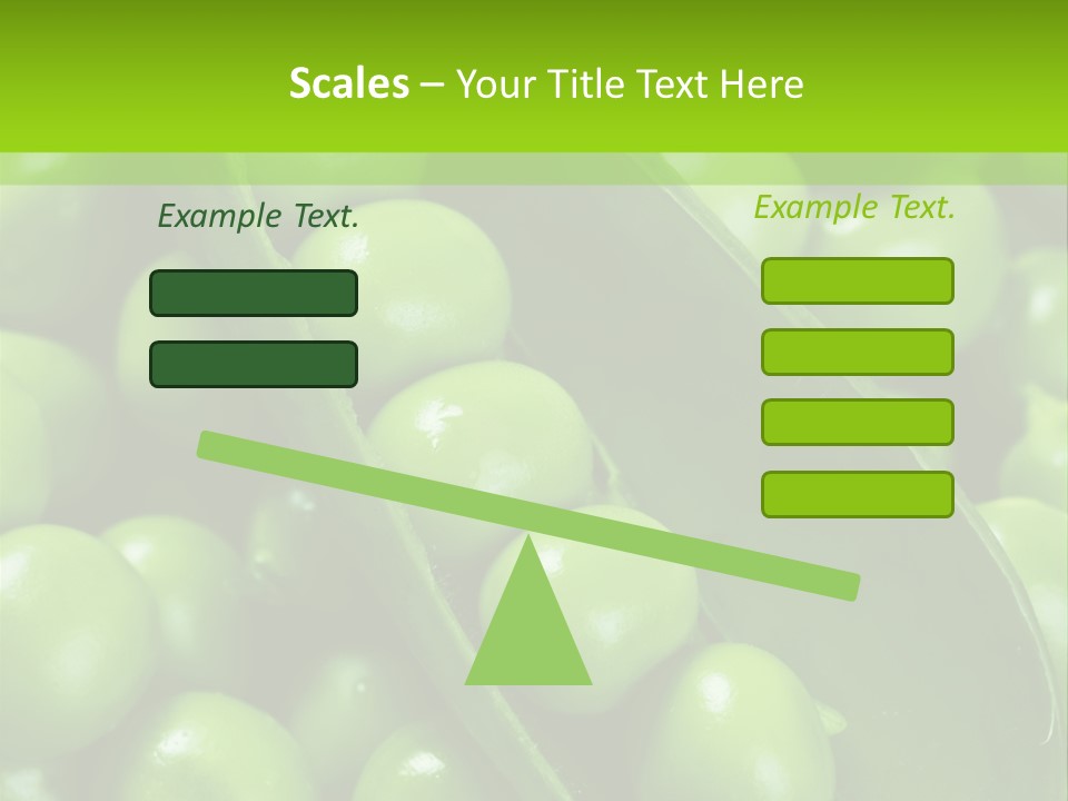 Pea Food Food Ingredient PowerPoint Template